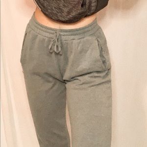 Brandy Melville Green Joggers